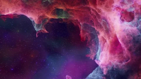 Fantastic nebula environment with planet. Stock Footage 148276779