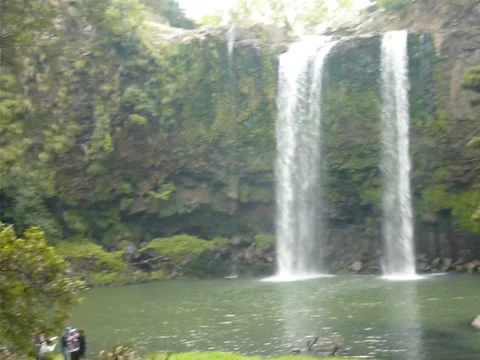 Fantastic NZ waterfall Stock Footage 226157427