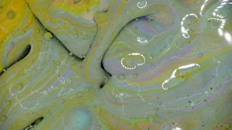 Fantastic patterns of paints Видео 79425477