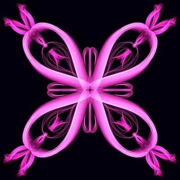 Fantastic pink abstraction element ,lines Stock Illustration