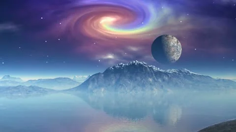 Fantastic planet Video stock 8984164