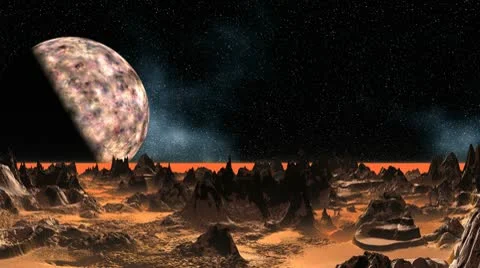 Fantastic planet Stock Footage 8993090