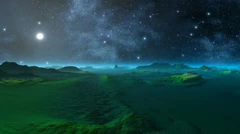 Fantastic planet Stock Footage 9839031