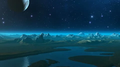 Fantastic planet 스톡 동영상 9919222