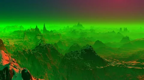 Fantastic planet Stock Footage 10560477