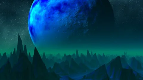 Fantastic planet Stock Footage 10573269