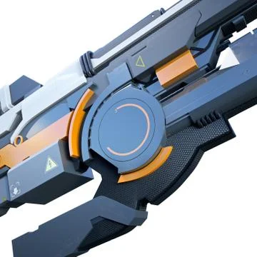 Fantastic rifle 스톡 일러스트