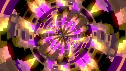 Fantastic Rotation of 3D Objects 02. Video stock 296226315