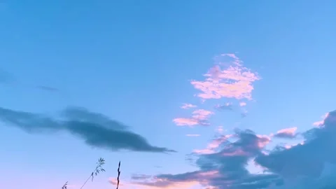 Fantastic sky, time lapse Stock Footage 279809348