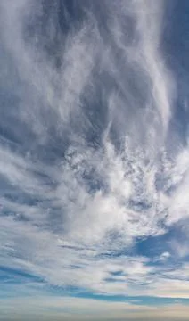 Fantastic soft thunderclouds, sky panorama Stock Photos