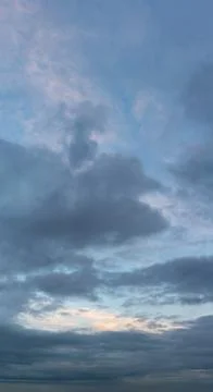 Fantastic soft thunderclouds, sky panorama Stock Photos
