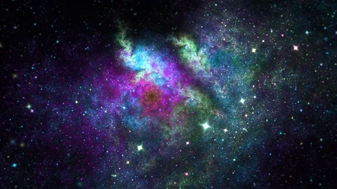 Fantastic space animation. Stock Footage 91207258