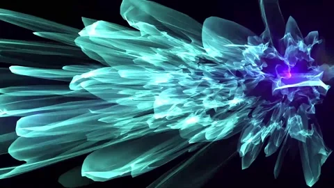 Fantastic space flight. Video stock 296089171