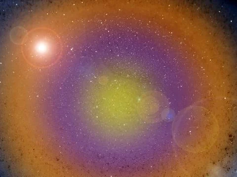 Fantastic space patterns Foto stock