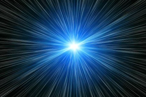 Fantastic space speed Stock Illustration