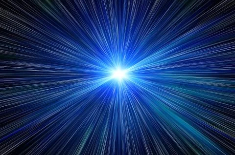 Fantastic space speed Stock Illustration
