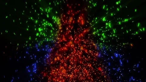 Fantastic sparks Stock Footage 283718776