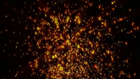 Fantastic sparks Stock Footage 283718780