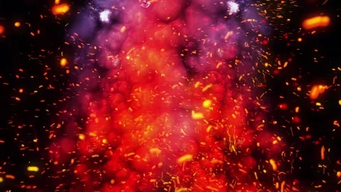 Fantastic sparks Stock Footage 303289367