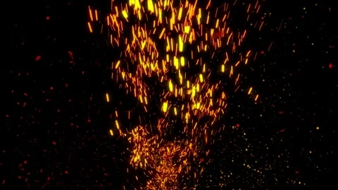 Fantastic sparks Stock Footage 303294581