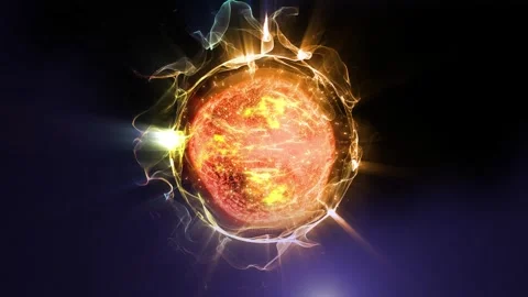 Fantastic sphere 2 Stock Footage 303215934