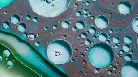 Fantastic structure of colorful bubbles. Stock Footage 81017311