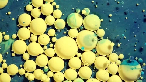 Fantastic structure of colorful bubbles. Stock Footage 81017336