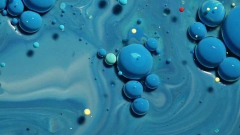Fantastic structure of colorful bubbles. Stock Footage 81146604