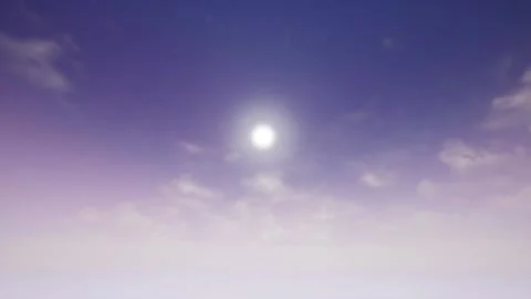 Fantastic sunset on a beautiful unknown planet. Stock Footage 147169895