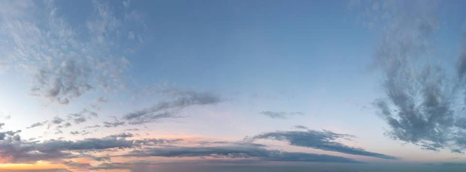 Fantastic thunderclouds at sunrise Stock Photos