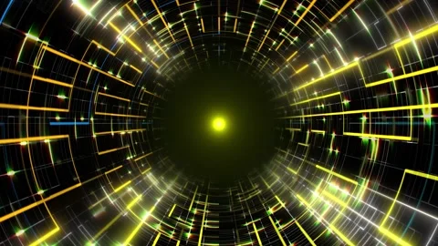 A Fantastic Tunnel Stock Footage 325604815