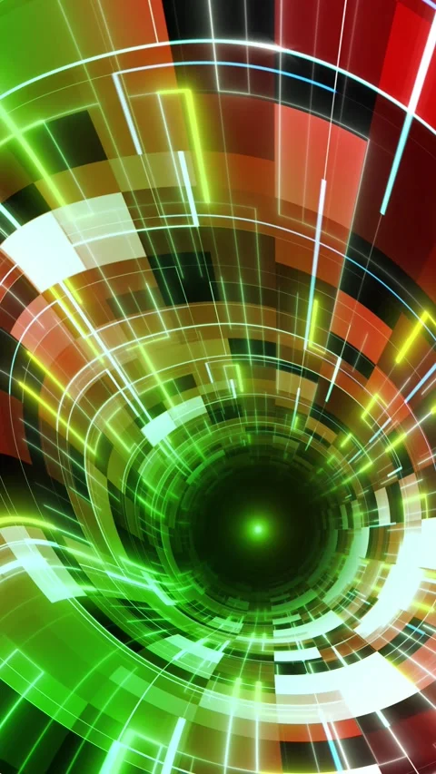 A Fantastic Tunnel Stock Footage 325606196