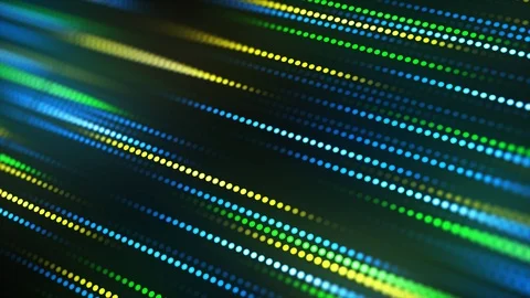 Fantastic Video Animation With Dots Lights Stock Footage 115368875