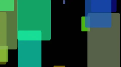Fantastic video animation with rectangle objects in motion, loop HD 1080p Stock Footage 52995223