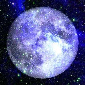 Fantastic view of moon. Solar system. Elements of this image furnished by NAS 스톡 일러스트
