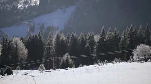 Fantastic winter landscape. Stock Footage 82261043