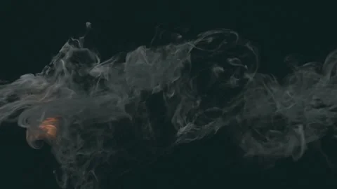 Fantastic wriggling fire vortex. 3d rendering digital animation background Stock Footage 243556769