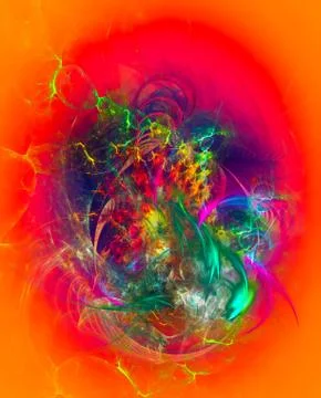 Fantasy  abstract background design with space for your text Stock Illustration