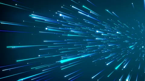 Fantasy abstract cosmic background. 3D render loop animation. Full HD Video stock 113520166