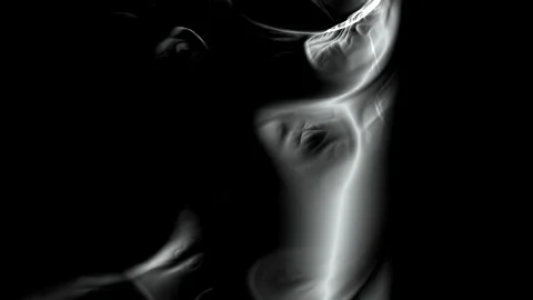 Fantasy Abstract Ethereal White Smoke Texture Motion Graphic Background for Stock Footage 337764030