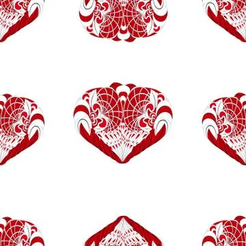 Fantasy abstract heart Illustrazione stock