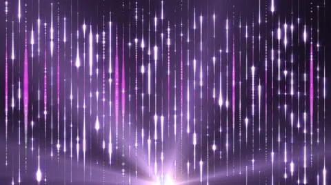 Fantasy abstract motion pink background shining star lights and particles Stock Footage