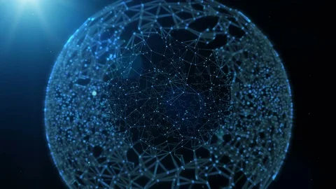 Fantasy Abstract Technology And Engineering Motion Background Stock Footage 99154337