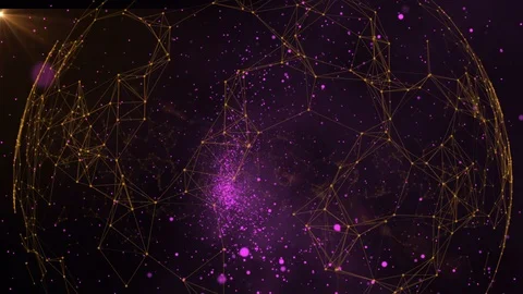 Fantasy Abstract Technology And Engineering Motion Background Stock Footage 99162782