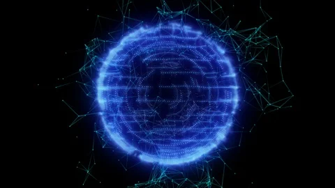 Fantasy Abstract Technology And Engineering Motion Background Stock Footage 99162962