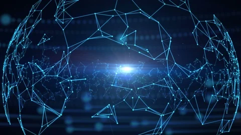 Fantasy Abstract Technology And Engineering Motion Background Stock Footage 99163357