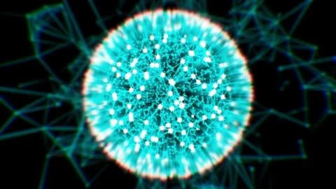 Fantasy Abstract Technology And Engineering Motion Background Stock Footage