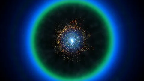 Fantasy Abstract Technology And Engineering Motion Background Stock Footage 99164806