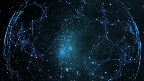 Fantasy Abstract Technology And Engineering Motion Background Stock Footage 99175336