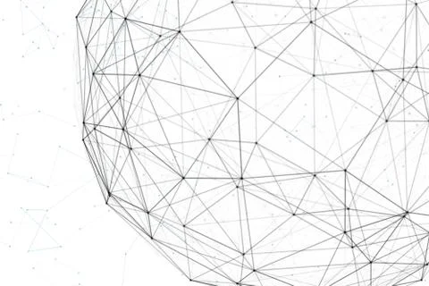 Fantasy abstract technology and engineering background Illustrazione stock